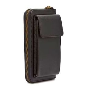 Crown Vintage Convertible Wallet purse bag black